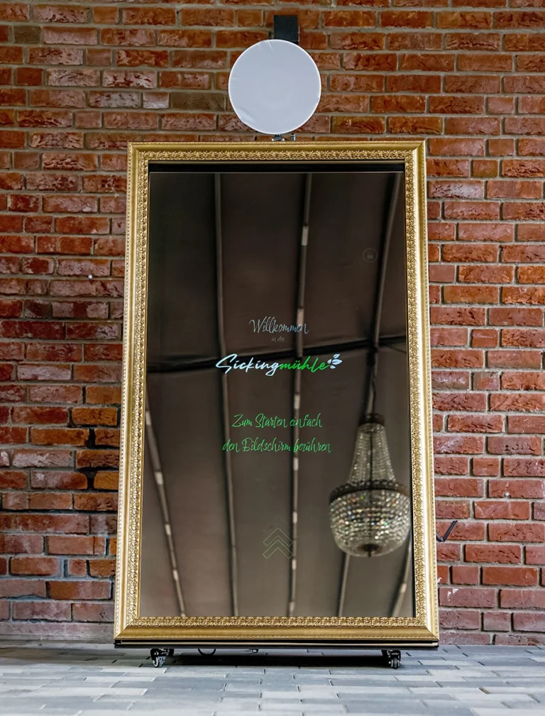 magic mirror photobox magischer spiegel Sickingmühle marl Fotospiegel Fotobox