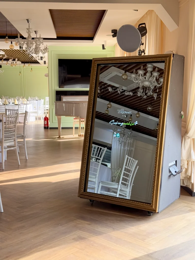 magic mirror photobox magischer spiegel Sickingmühle marl Fotospiegel Fotobox